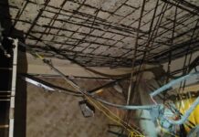 कोपरखैरणे येथे प्लॅटचा स्लॅब आणि पीओपी पडून 2 जखमी